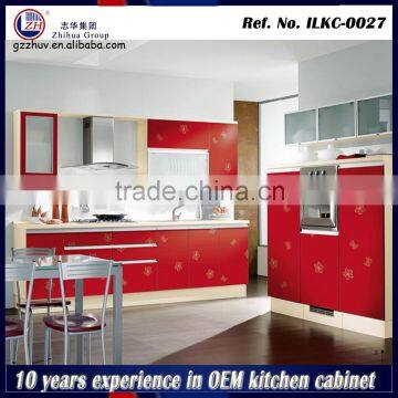 Modern high gloss kitchen cabinet laminate kitchen cabinet fiber kitchen cabinet