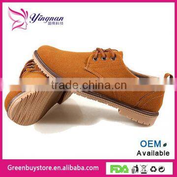 2015 European Style Men's Swede Leather Shoes Cow Muscle Outsole Casual Loafers Sneakers for Men Flats Shoes photo-4