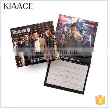 China manufacturer wholesale printing paper custom calendar