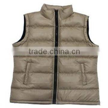 Lady 100%Polyester Padded Vest Garment stocklots