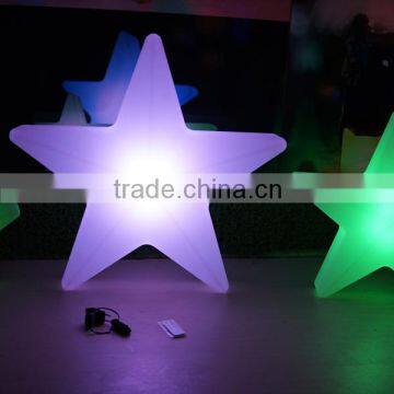 2015 Christmas plastic Decoration Star Shaped Wall Hanging LED Light