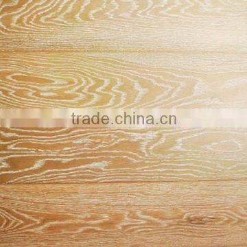 Drawbench White Brushed Oak Multilayer Engineered Wood Flooring