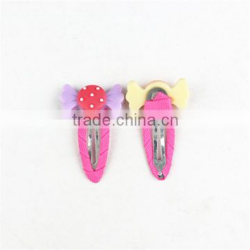 custom colorful lovable stuffed hair clip for kids