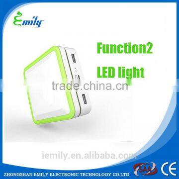 Portable Solar Wireless Charger With Power Bank 10000mah Led Light and Mini Fan photo-3