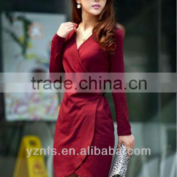 New Style Spring Wear Women Sexy Dress Simple Design