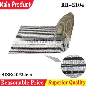 Hox-fix crystal diamond A rhinestone mesh