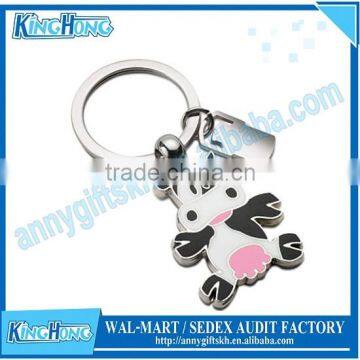 Cartoon design alloy metal keychain