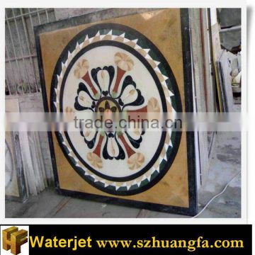 Project waterjet marble medallion