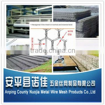 Hot-dipped Galvanized Gabion Baskets Gabions for sale