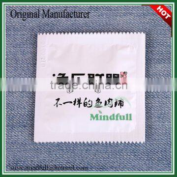 Four Sealed Small Mini Sachet Wet Refreshing Facial Wipes 6*6cm photo-2