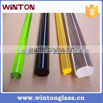 High purity round crystal glass rod