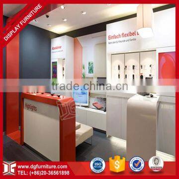 MDF white baking paint cell mobile phone display counter