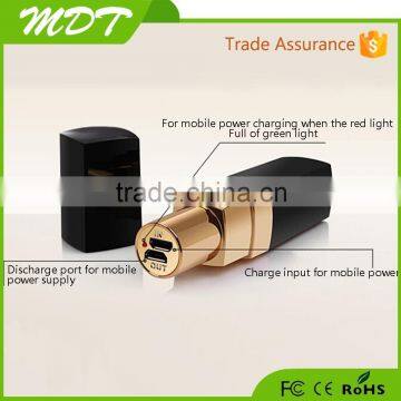 2015 New Best Selling Lipstick Power Bank Charger 2600mah Speaker Power Bank Portable Power Bank Laptop photo-4