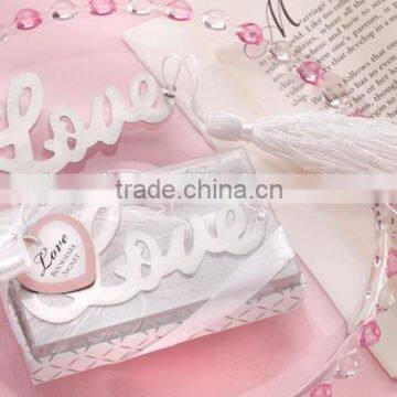 Love Letters Bookmark cheap wedding giveaways