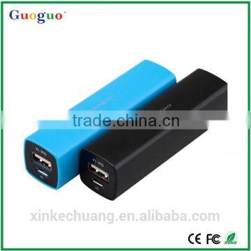 Guoguo 2016 High Quality Colorful Fast Charging 1800mAh Portable Power Bank for Iphone7