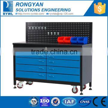 Blue Roller Metal Drawer Cabinet Table to Storage Tools photo-2