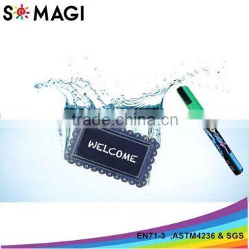 waterproof liquid chalk, rain resist pen for menu board outdoor with custom logo