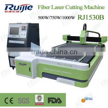 Fiber Laser Cutting Machine RJ1530B 500W/750W/1000W/1500W for metal cutting with Japan YASKAW Servo motor