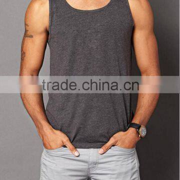 2016 professional factory bulk wholesale fitness tight muscle men sport wear tank top with wholesale price