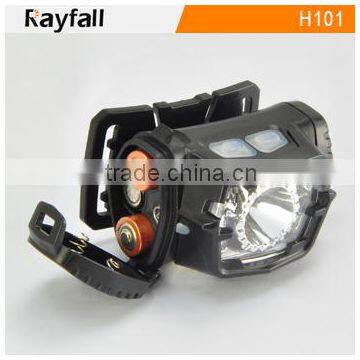 2016 new style high power led headlamp with red strobe and motion sensor function