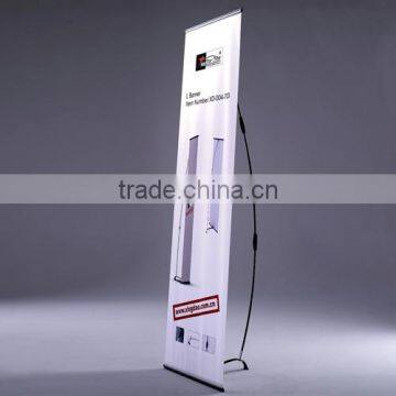 Portable fiberglass flex banner stand