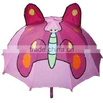 butterfly child hanging umbrella