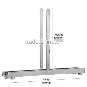 Chrome T-Legs for Gridwall Mesh,Gridwall Stand T-Legs photo-3