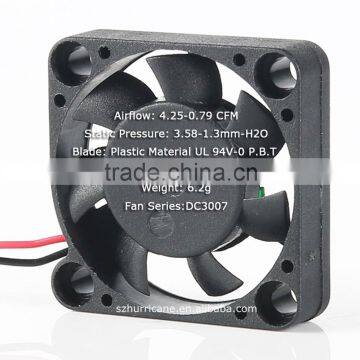 30mm dc3007 12v dc ventilation fan