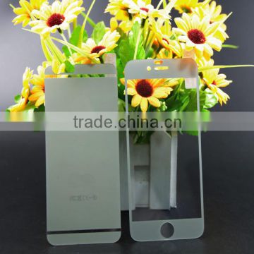 Full Mobile Phone Cover 0.3mm 9H Titanium Alloy Color Tempered glass screen protector for iPhone