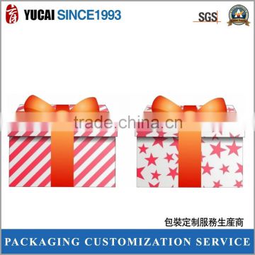 Fanshionable orange color gift paper box