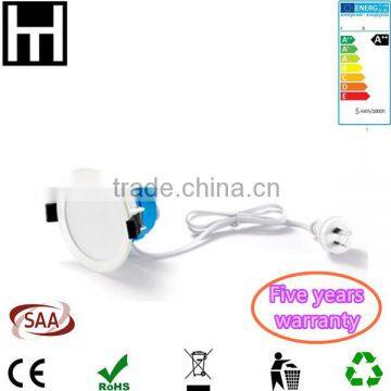 SAA certificated 10W downlight led dimmable/non dimmable