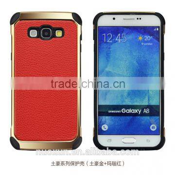 Brilliant Quality OEM Electroplated Case Dual Layer Ultime Rugged Protedtion Armor Tech Accessories Case for GalaxyA8/A7/A5 photo-2