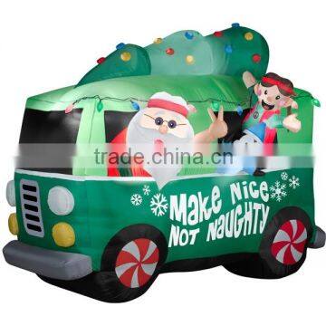 2015 new products 70's Hippie Van Christmas Inflatable