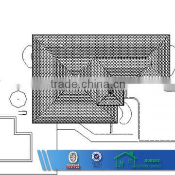 AFFORDABLE STEEL STRUCTURE PREFABRICATED COTTAGE