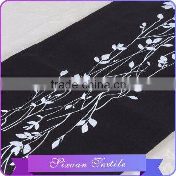 Printed Faux Linen Table Runner Double-layered Runner photo-4