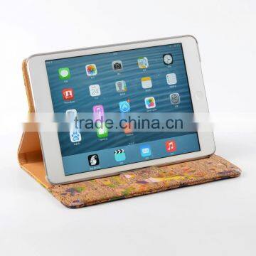 2015 Innovative Hot Selling Smart Cork Cover Case for iPad Mini