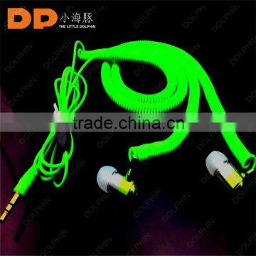 China Supplier Noise Cancelling Spring Extension Cable Metal Earbuds in Ear Earphone photo-4