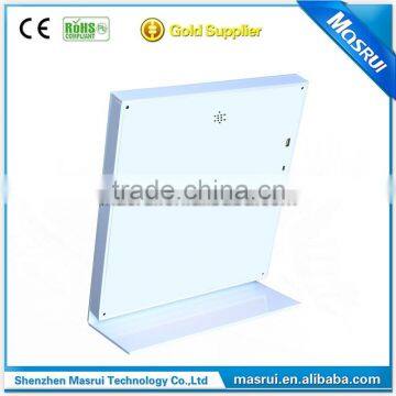 White Acrylic 10inch LCD Video in Print Built in 2G Memory ,Motion Sensor