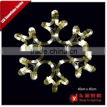 Shopping Mall Holiday Decoration Hanging Snowflake/ Christmas 2D Motif Snowflake Light photo-4