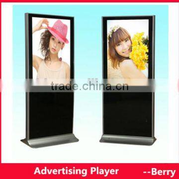 42 inch floor stand clothes store lcd advertising screen