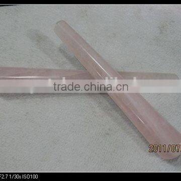 Wholesale Natural Clear/rose Crystal Wand Messager photo-2