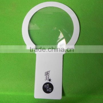 popular high quality cute appearance plastic bookmark magnifying glass tuler