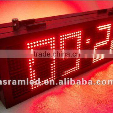 outdoor waterproof 12inch 88:88C/F red outdoor digital wall led countdown timer