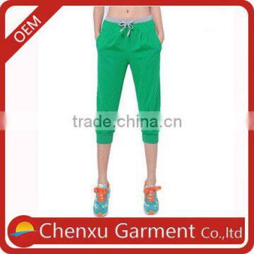 bangladesh popular 3/4 shorts for women crossfit shorts with a tie at waist jumpsuits 2016 garment factory ladies panties