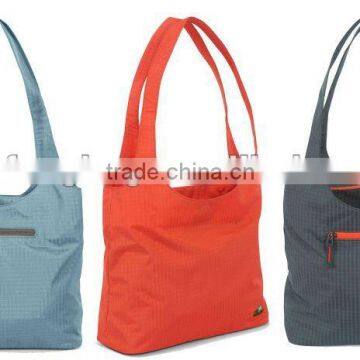 fashion zippered shopping bag