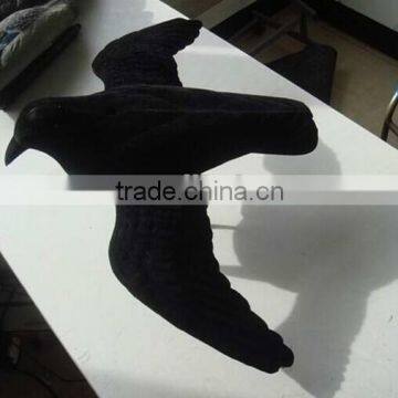 Platic flocking flying crow hunting decoy
