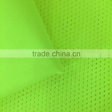 100gsm 100%polyester Warp Knitted Fluorescent Fabric for Safety Vest photo-4