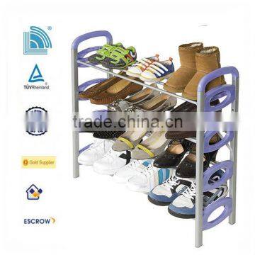 Natural high quality plastic shoe rack simple designs