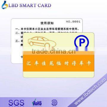 High Frequency RFID I-code2 smart card with qr code