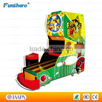 Funshare hot sale children amusement coin operated mini arcade bowling machine for sale